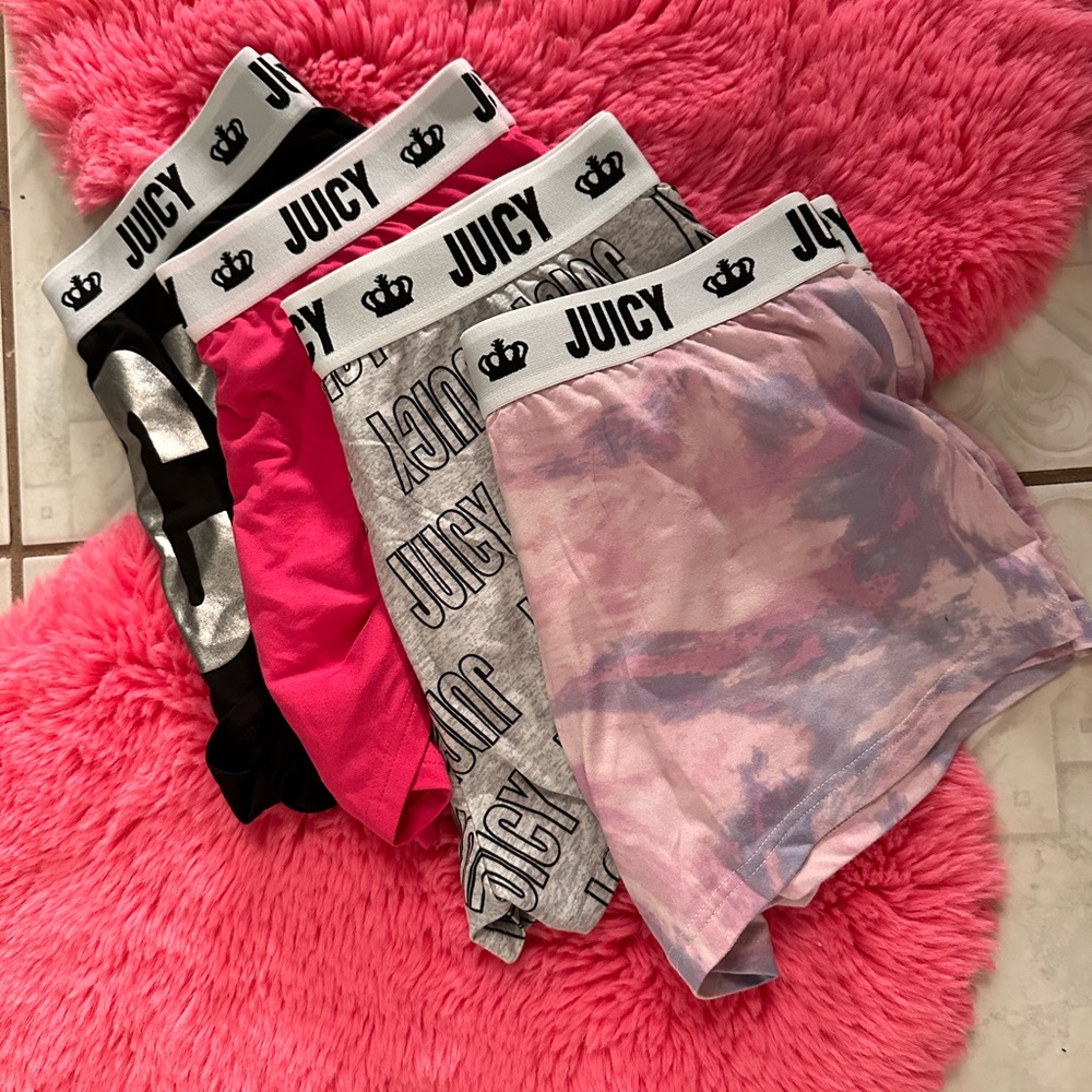 Juicy Couture Shorts 4-Pack!